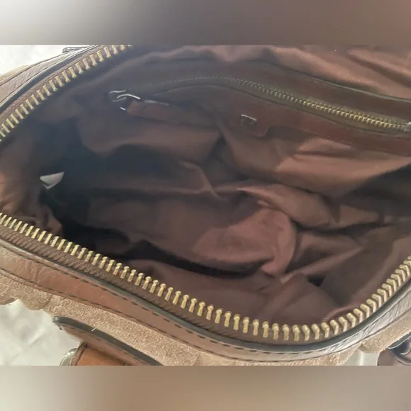 Banana Republic Brown Suede Handbag - Picture 8 of 13